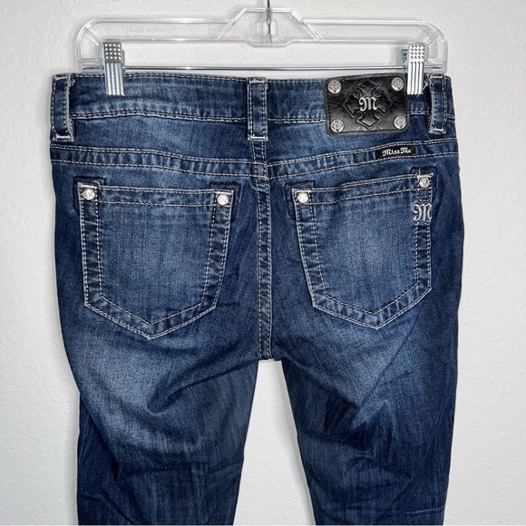 Miss me Jeans Women 28 Cuffed Skinny Solid Western 30” L CL - Picture 3 of 8